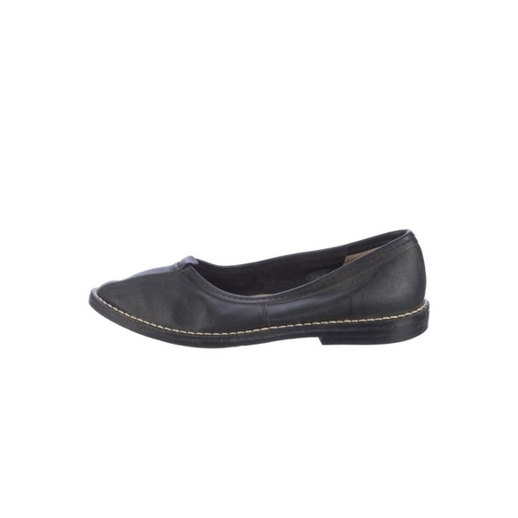 COMME DES GARCONS Homme Plus Leather Stitched Flats - Picture 3 of 13